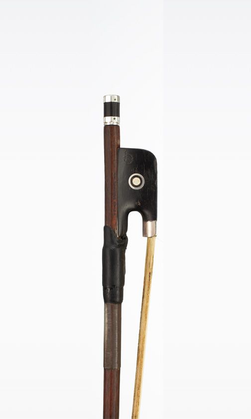 A silver-mounted cello bow by Heinz Dolling, Germany, circa 1920
