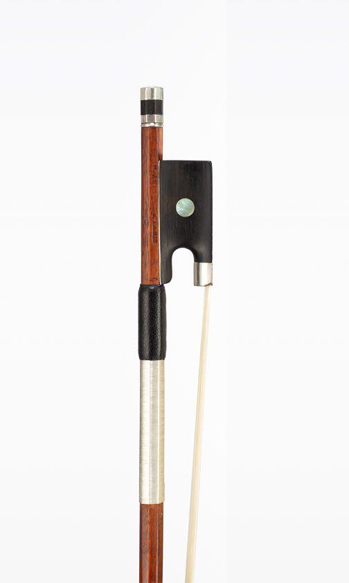 A silver-mounted violin bow by Louis Joseph Thomassin, Paris, circa 1890