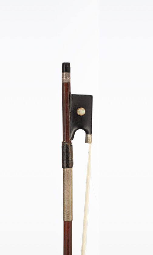 A silver-mounted violin bow, Germany, circa 1910