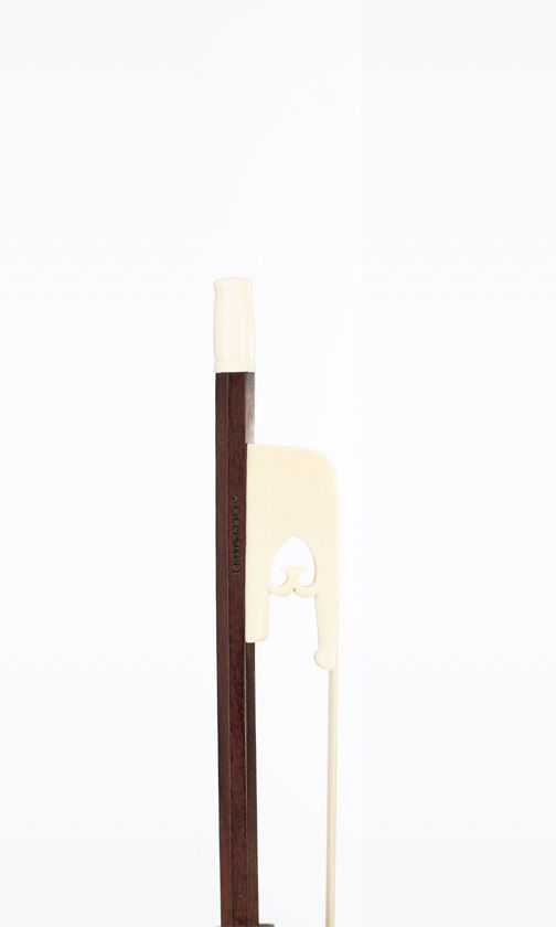 An ivory mounted transitional cello bow by A. R. Bultitude, Hawkhurst, circa 1970