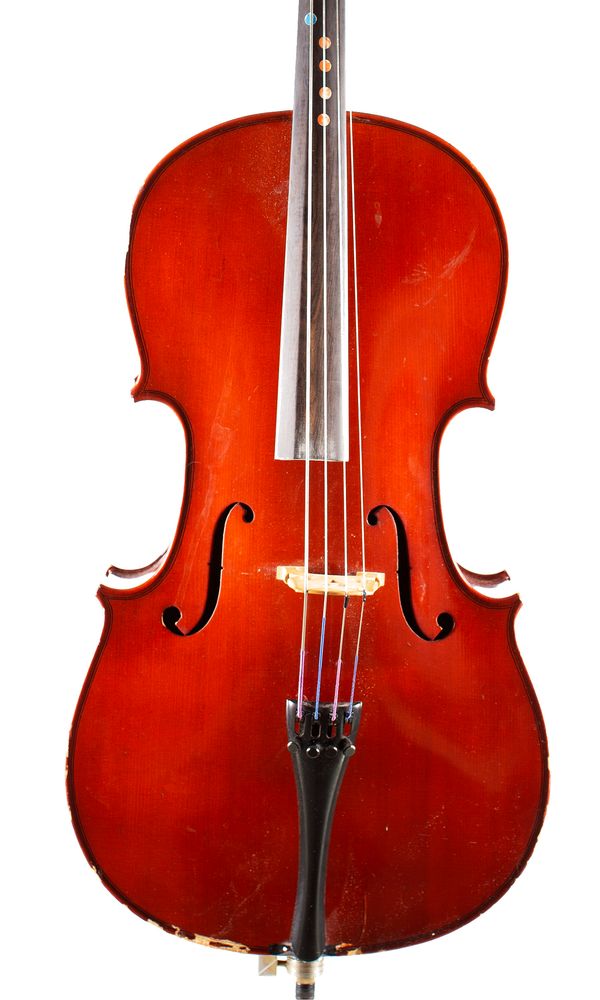 A quarter-sized cello, labelled Primavera