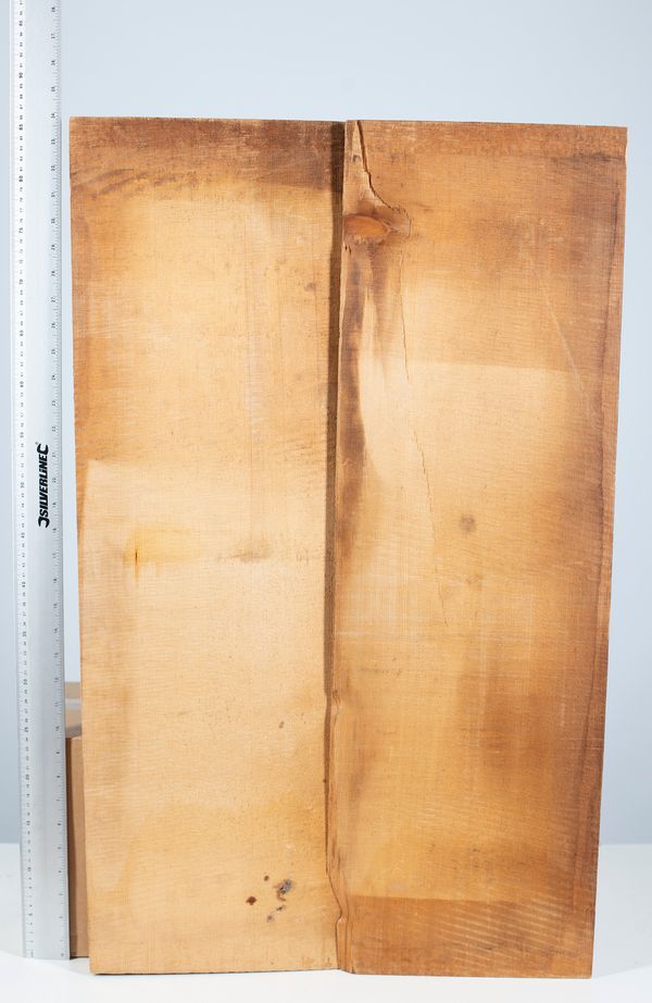 A cello front, spruce