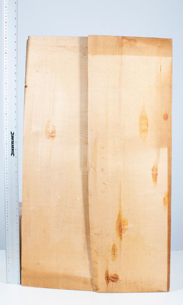 A cello front, spruce