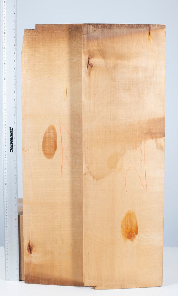 A cello front, spruce