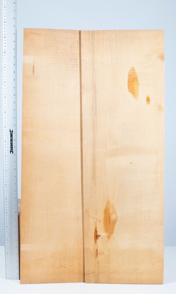 A cello front, spruce