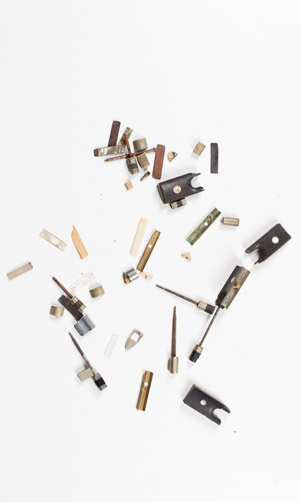 A box of bow fittings