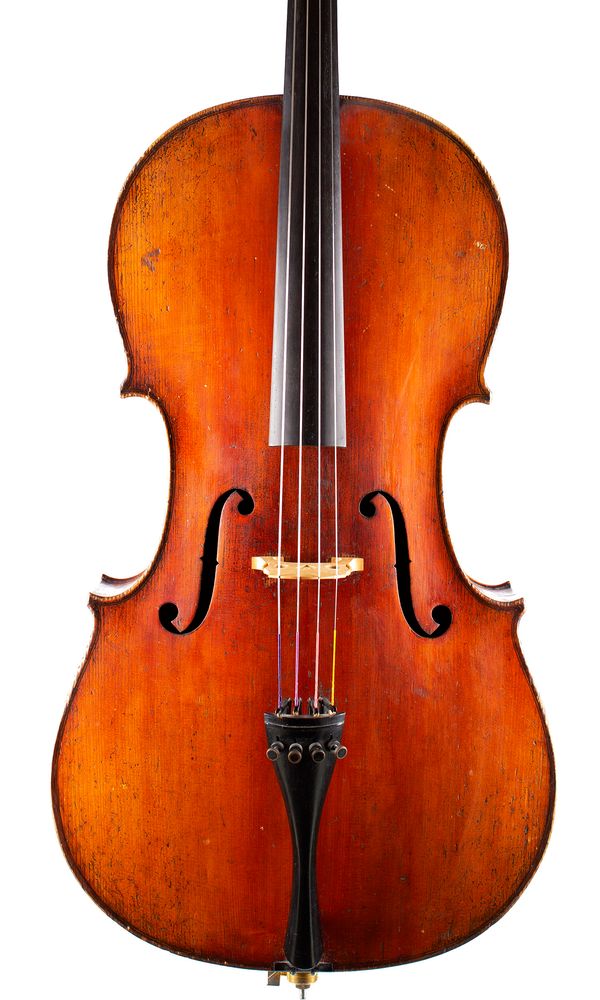 A cello, probably Germany, late 19th Century