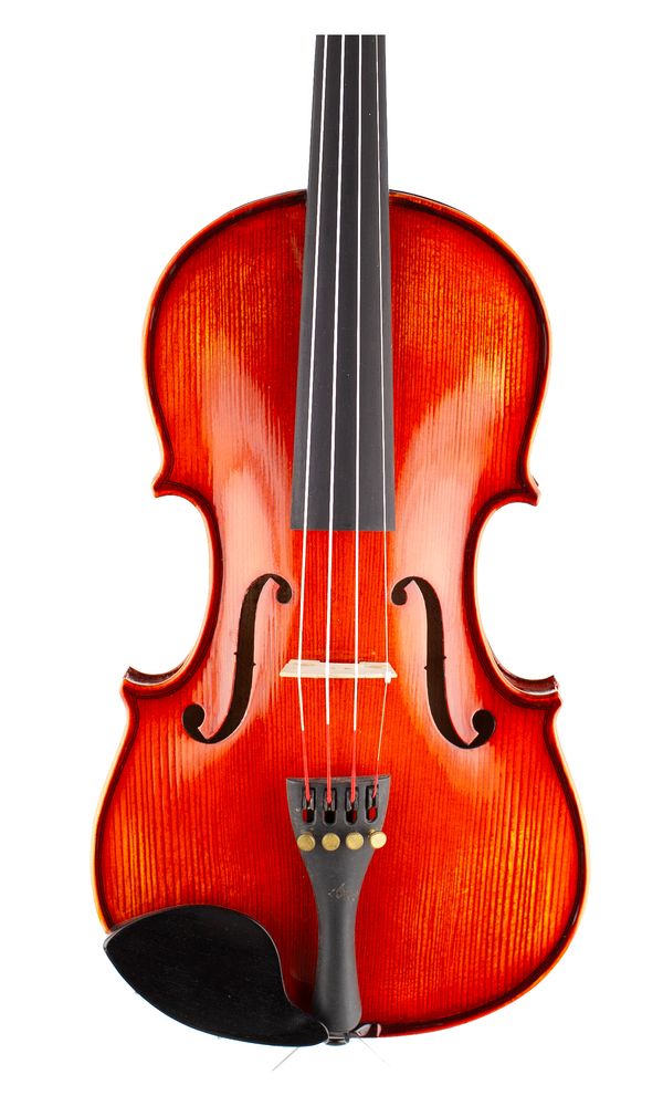 A three-quarter violin, unlabelled