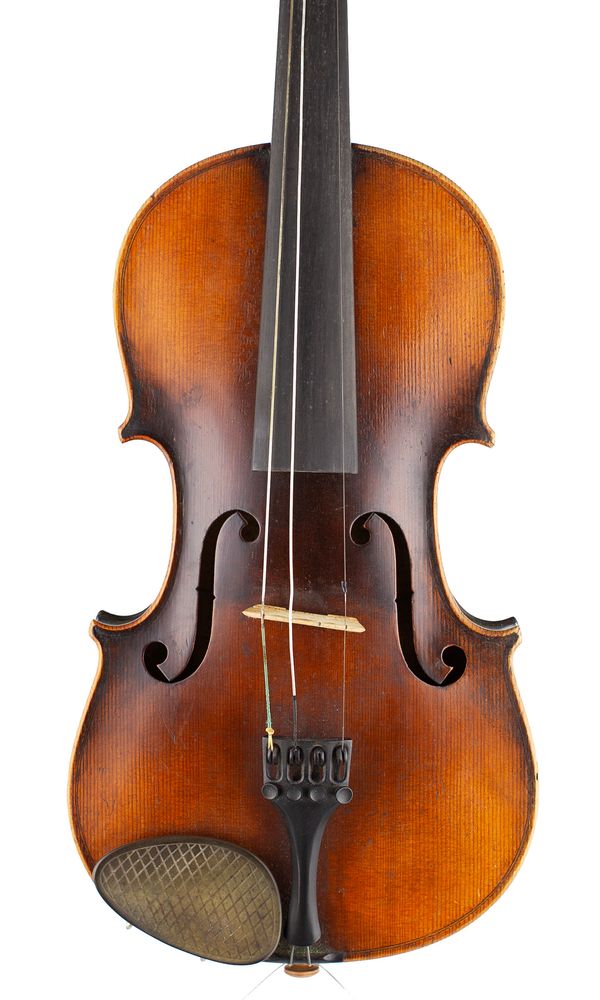 A viola, labelled Antonius Stradiuarius, over 100 year old