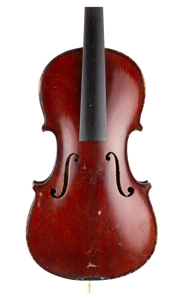 A three-quarter sized violin, labelled The Maidstone