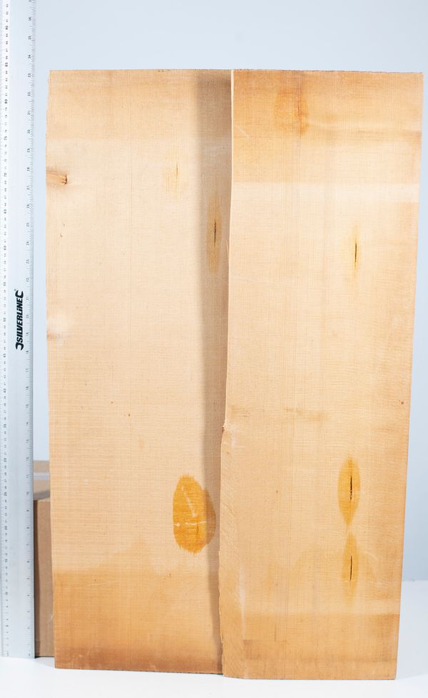 A cello front, spruce