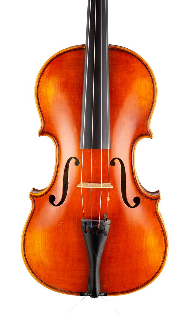 A violin, labelled Johann Reiter