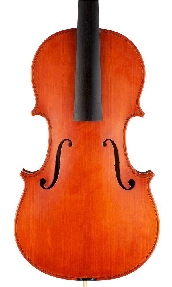 A viola, labelled Luigi Bassano