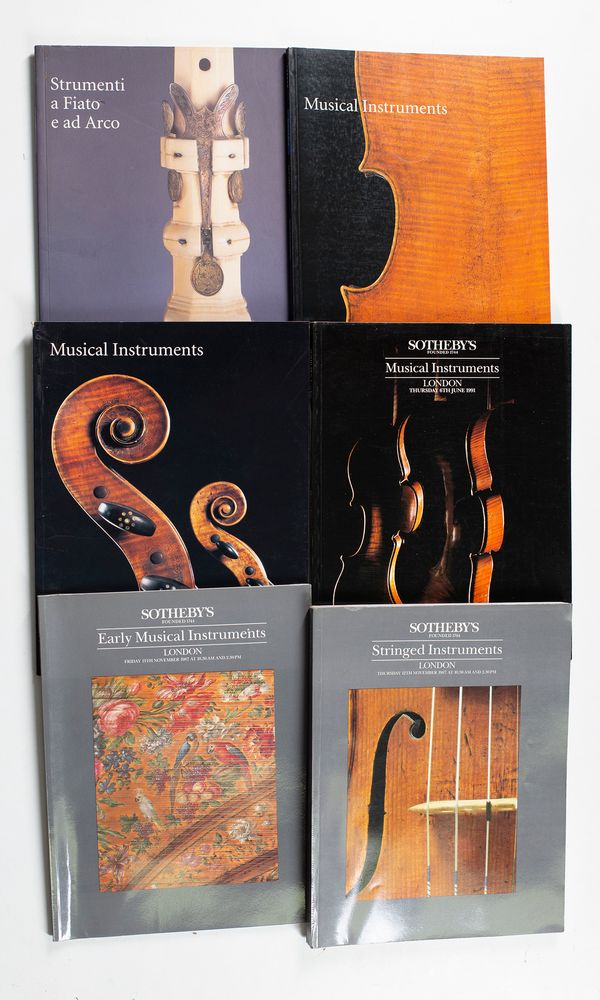 Seventy-five Sotheby catalogues ranging from 1977 to 2004 and twenty-three mixed catalogues
