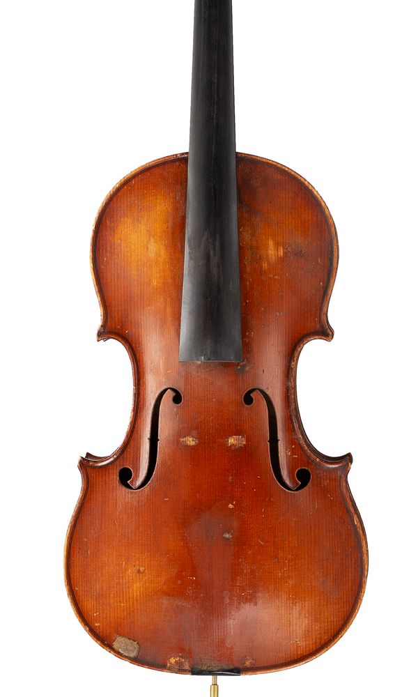 A violin, probably Emile Mennesson, Reims, 1884