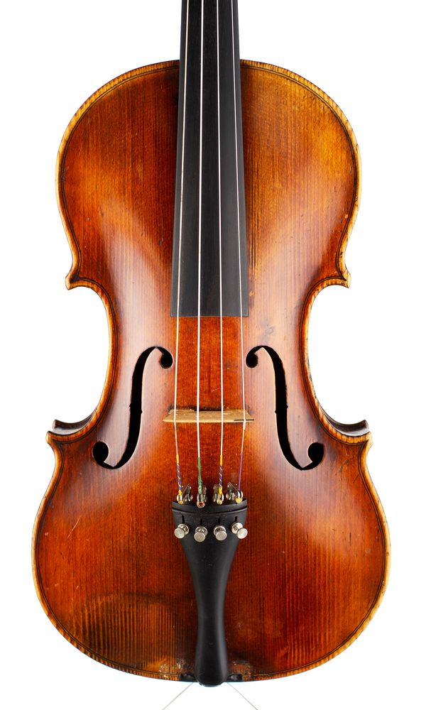 A violin by James Briggs, Glasgow, 1922