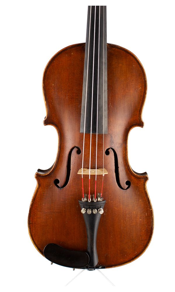 A three-quarter size violin, labelled Antonius Stradivarius