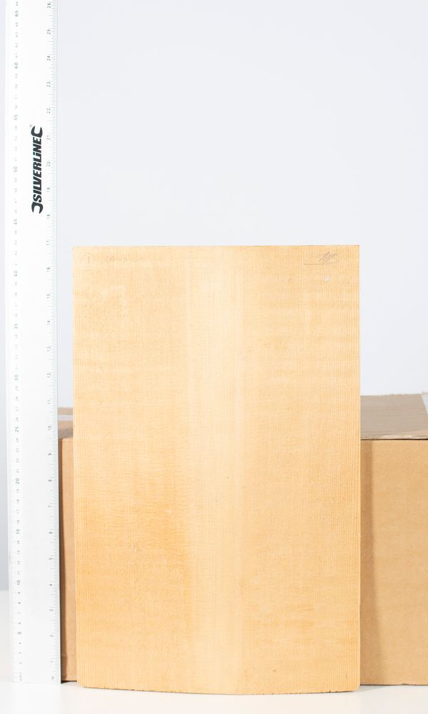 Three violin fronts, spruce