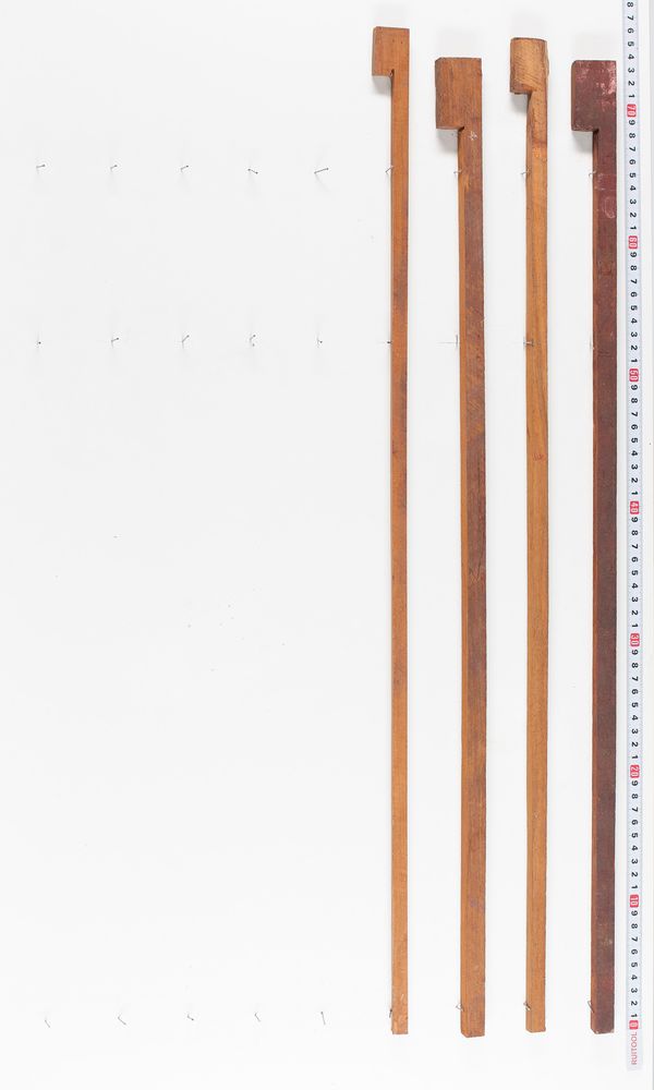 Four pernambuco bow blanks