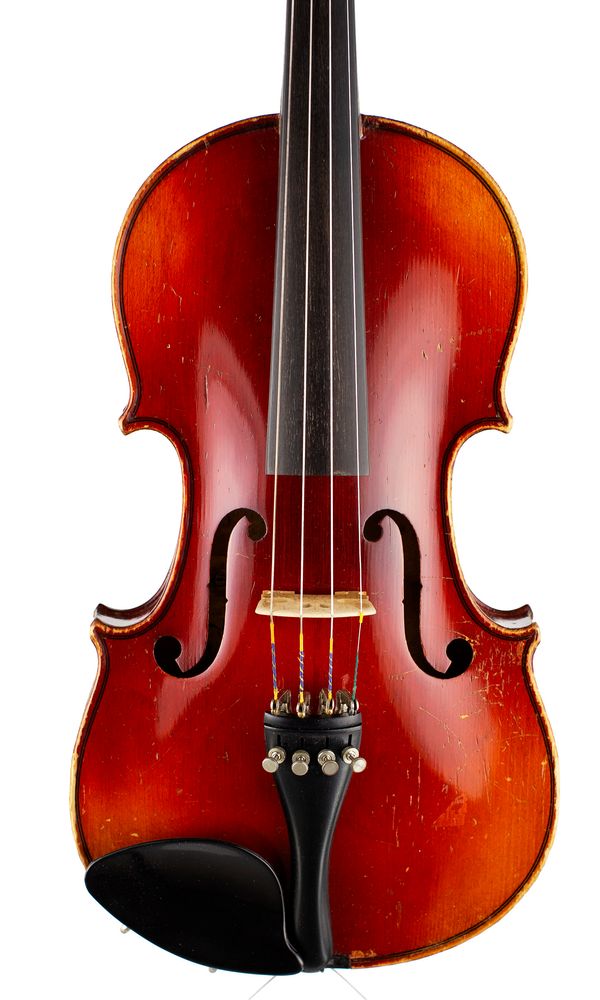 A three-quarter sized violin, labelled J. T. L.