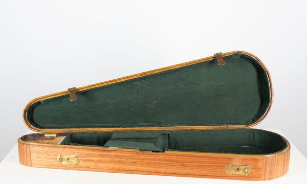 A violin case, unbranded