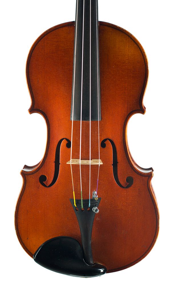 A violin, labelled J.T.L, Geronimo Barnabetti