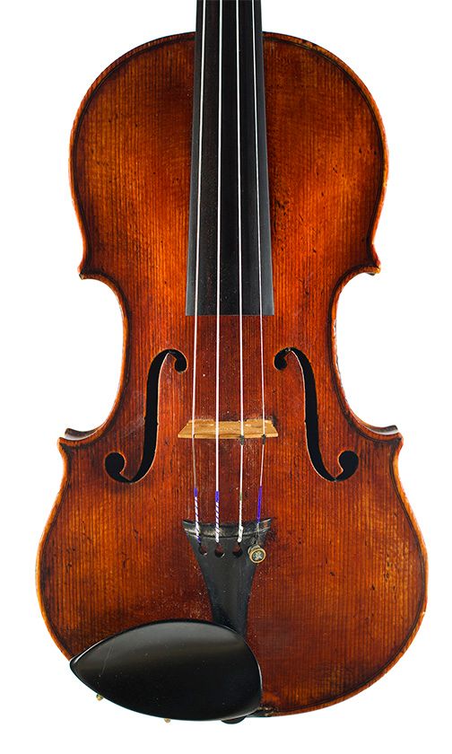 A violin, probably by a member of the Gagliano family, Naples