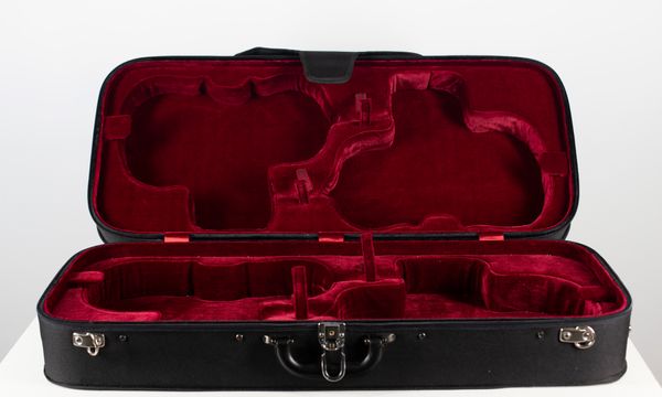 A four-pack violin case