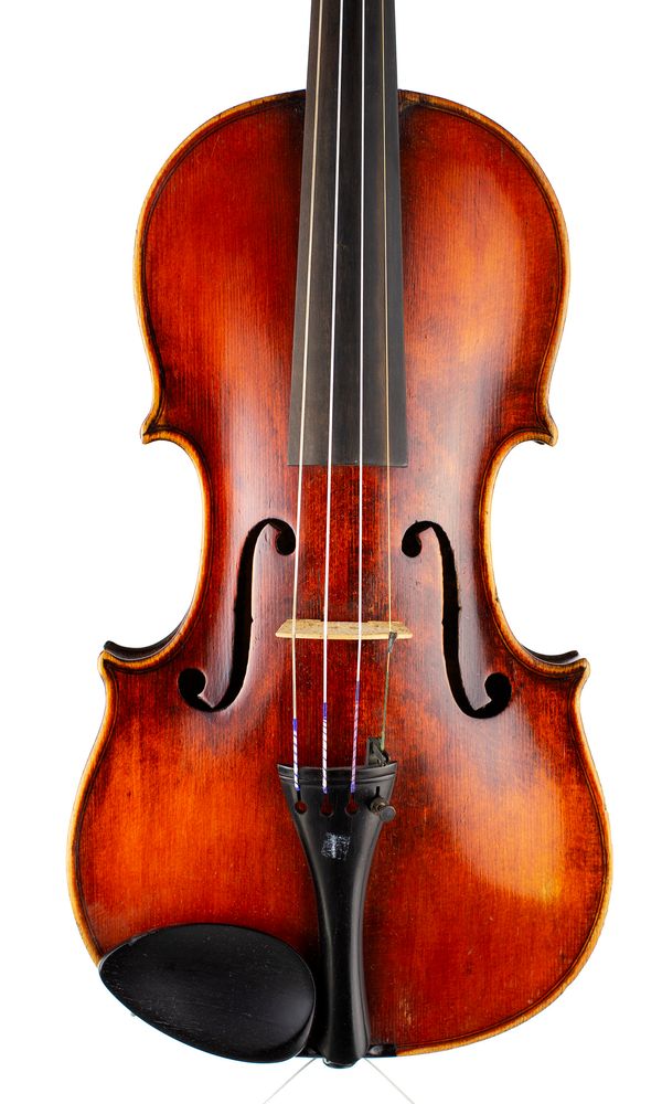 A violin, labelled Joseph et Antonivs Gagliani