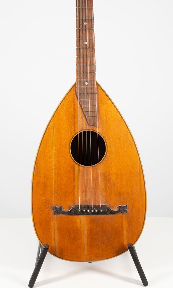 A shaped guitar, unlabelled