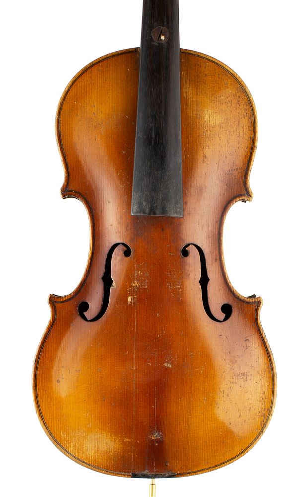 A violin, branded Stainer