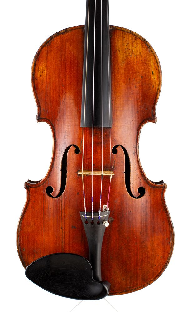 A violin, labelled Joannes Baptista Guadagnini