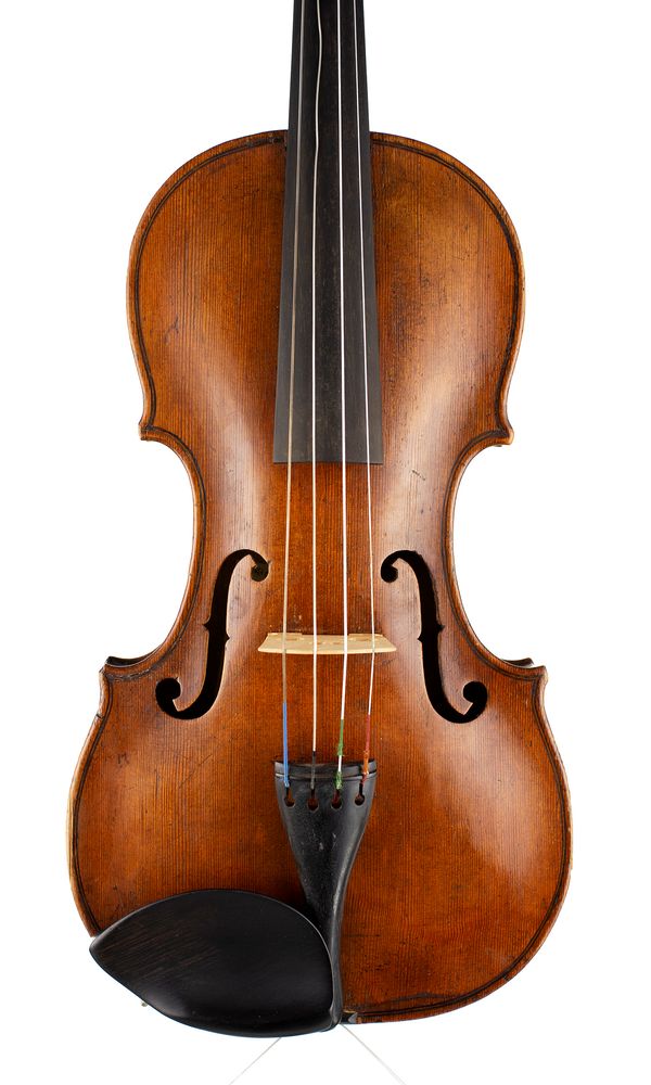 A small viola, labelled Joseph Gagliano