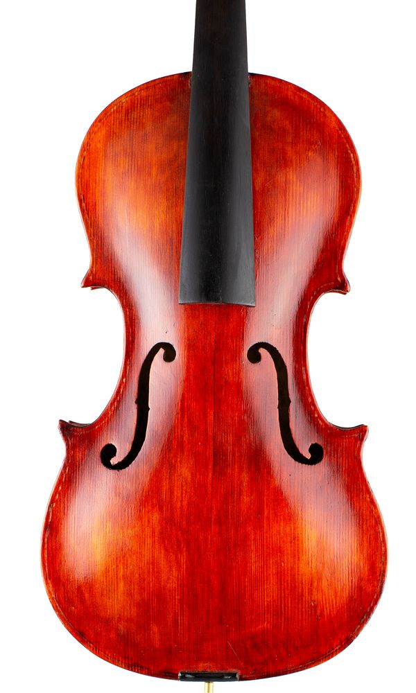 A violin, signed internally Maurep Paul Janczik