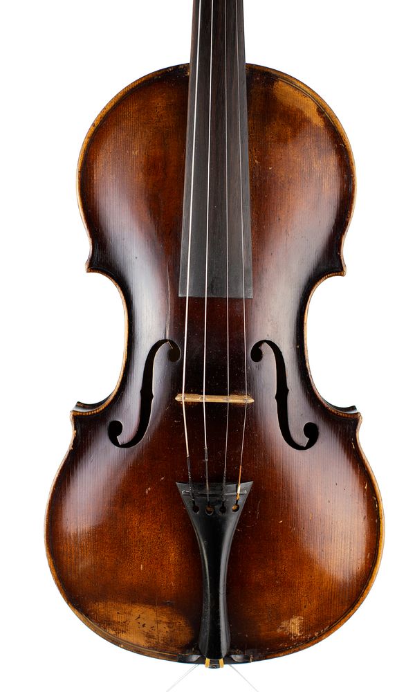 A violin, branded Stainer