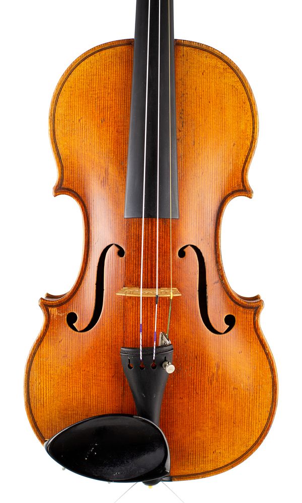 A violin, labelled Ferdinandus Gagliano