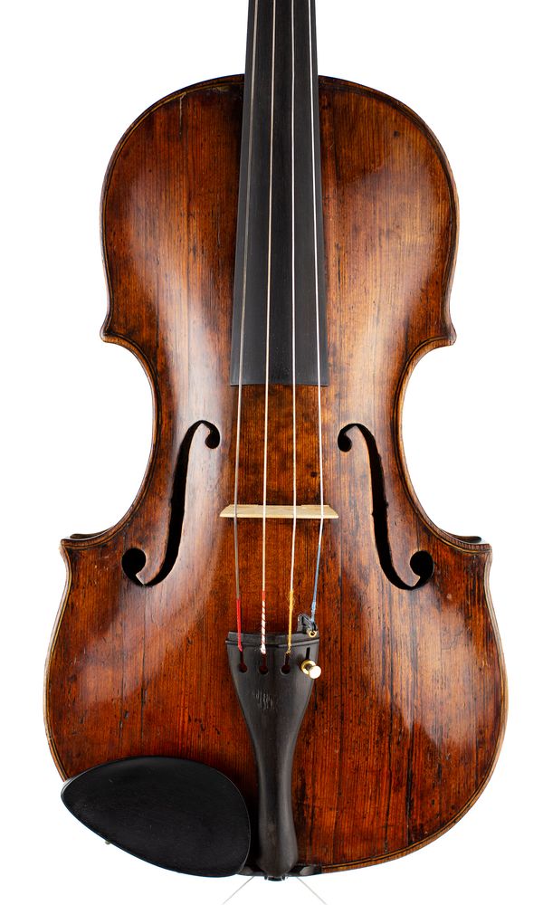 A viola, labelled Carlo Giuseppe Testore