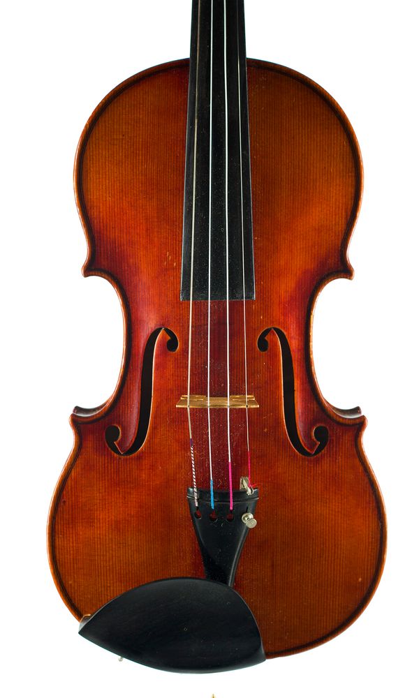 A violin by Frantisek Zucker, Luby, 1970