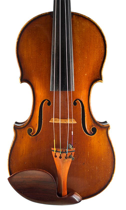 A violin by Paul Blanchard, Lyon, 1887