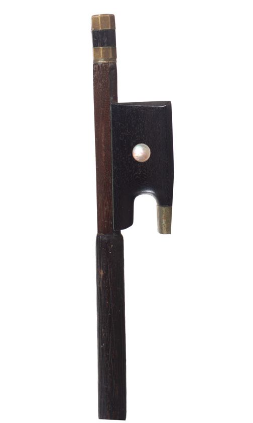 A nickel-mounted cello bow