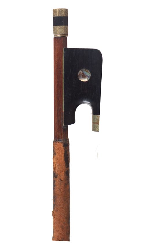 A nickel-mounted cello bow