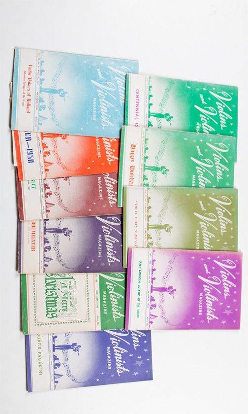 Twenty-nine Violin & Violinist magazines