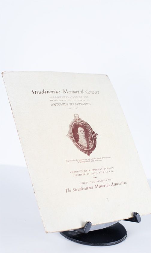 Stradivarius Memorial Concert