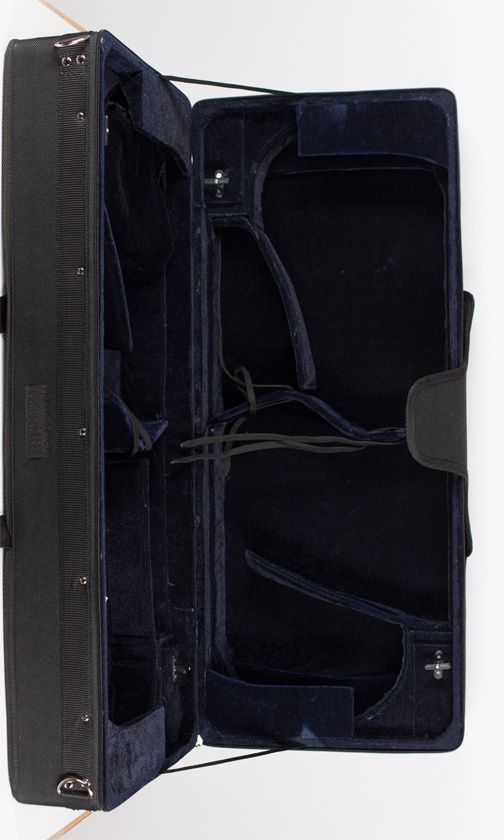 A four-pack violin and bow case