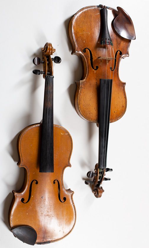 A violin and a child's violin