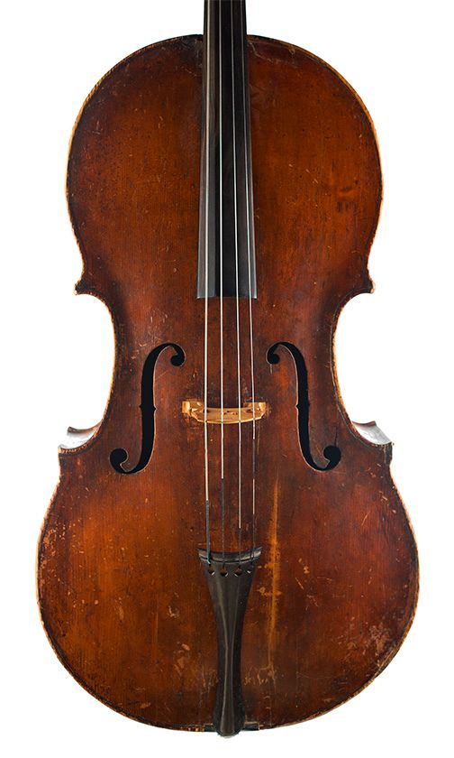 A cello, probably England, circa 1790
