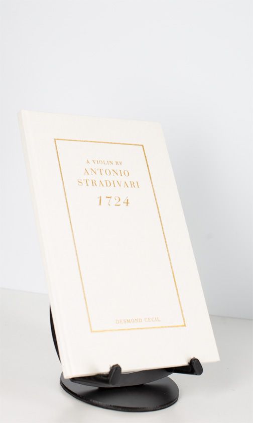 Antonio Stradivari 1724 by Desmond Cecil