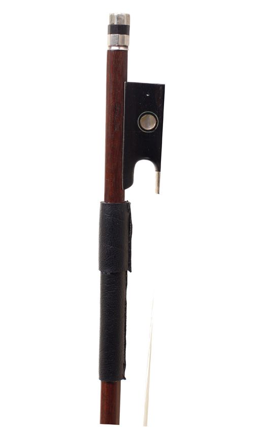 A silver-mounted violin bow, probably by John Dodd, England