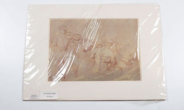 Three Musicians,  a print by Watteau