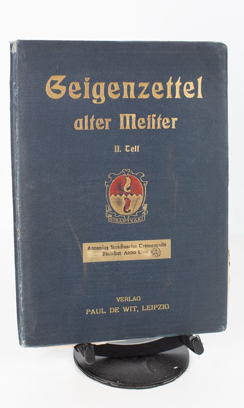 Geigenzettel alter Meister by Paul De Wit